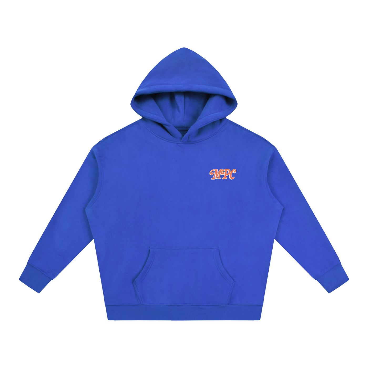 Only At McCarren (Orange) Oversize Fleeced Hoodie