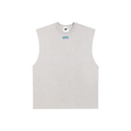 Only At McCarren (Slate Blue Lettering) Muscle-y Cotton Tank Top