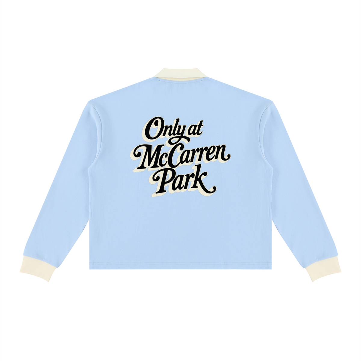 Only at McCarren (Black Lettering) Baseball Long Sleeve Sweatshirt