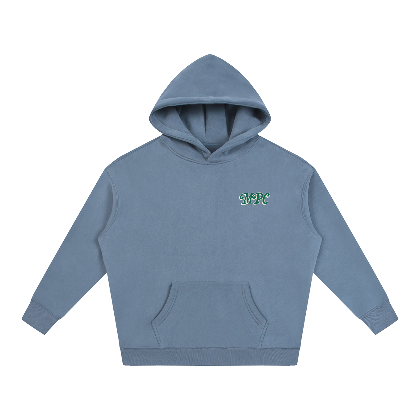 Only At McCarren (Green Lettering) Oversize Fleeced Hoodie