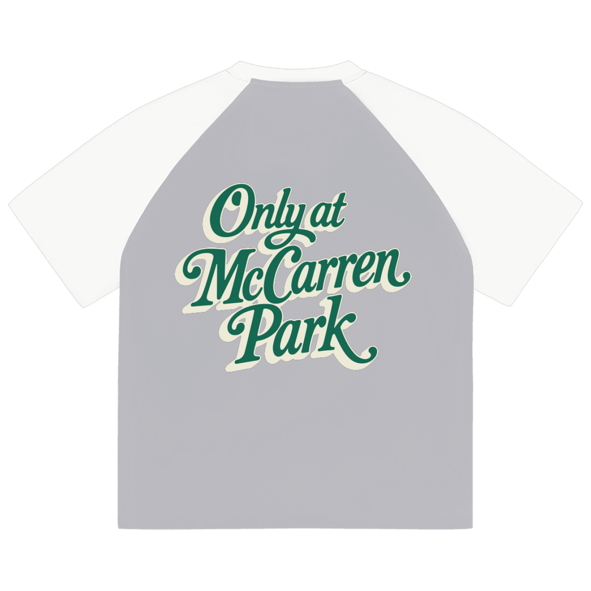 Only at McCarren (Green Lettering) Baseball T-Shirt