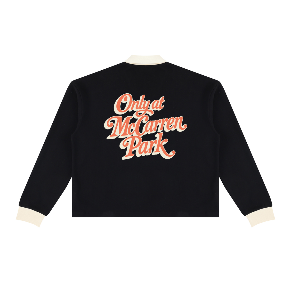 Only at McCarren (Orange Lettering) Baseball Long Sleeve Sweatshirt